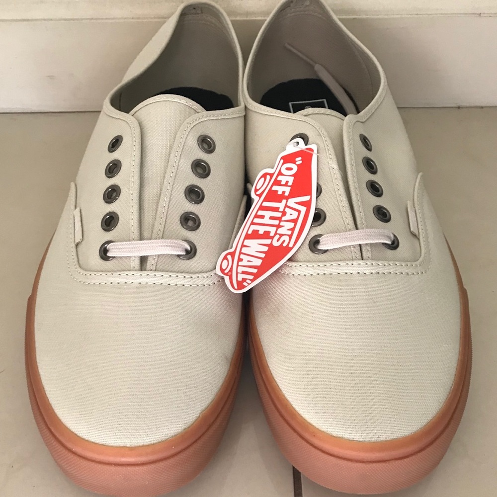 Vans shoes C&D cream/ walnut authentic NWT!
